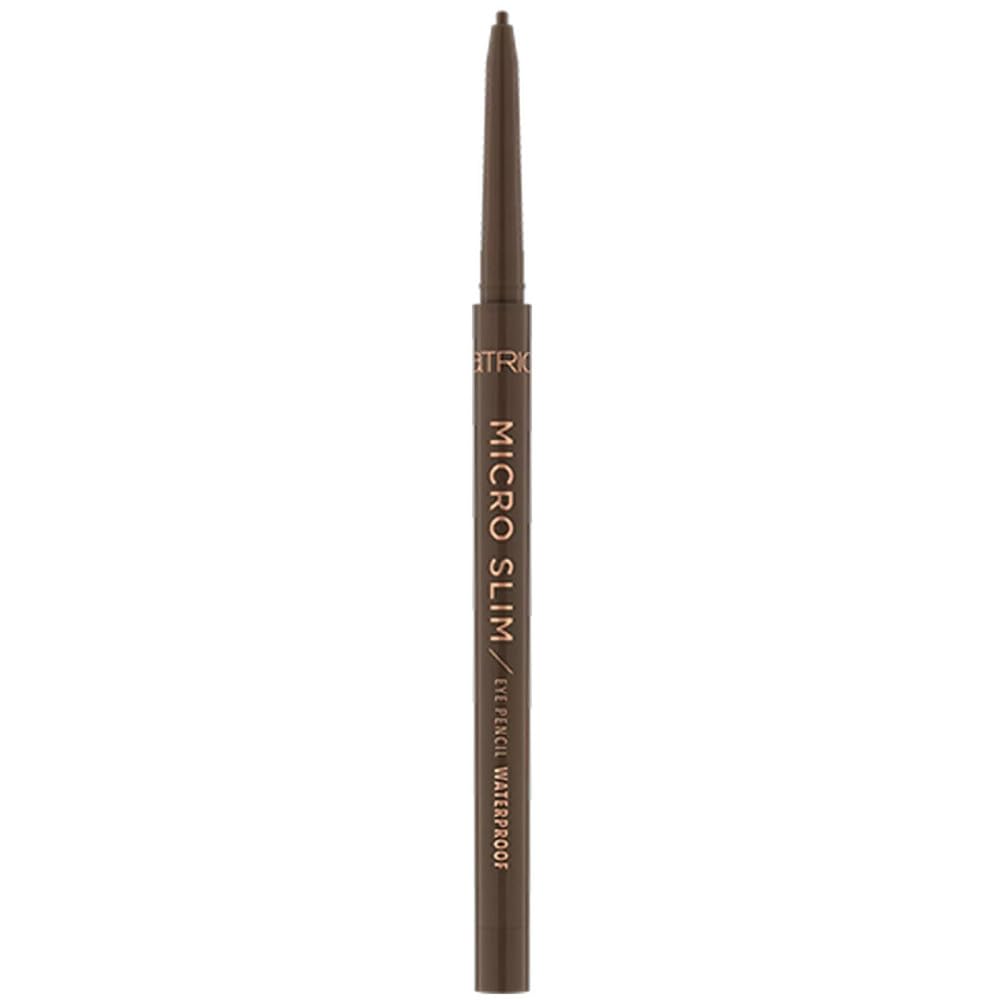 Catrice Micro Slim Eye Pencil Waterproof Kajal No 030 Brown Precision Brown Defining Long Lasting Instant Results Intense Vegan Waterproof Nano Particles Free (0.05g)