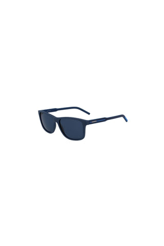 Lacoste Men's L931S Square Sunglasses, Matte Blue, 56/16/145