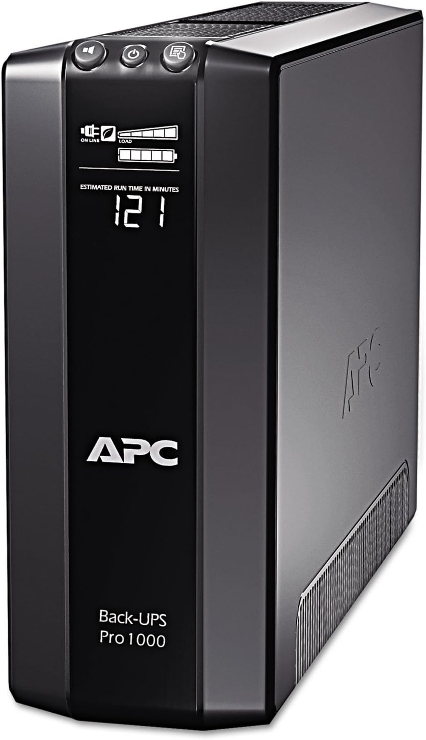 APC Back-UPS Pro BR1000G-IN, 1000VA / 600W, 230V UPS System, High-Performance Premium Power Backup & Protection for Home Office, Desktop PC, Gaming Console & Home Electronics