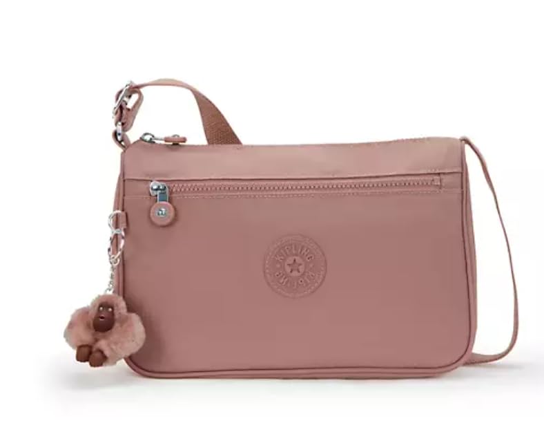 Kipling Callie Light Weight Crossbody Bag (Rosey Rose)