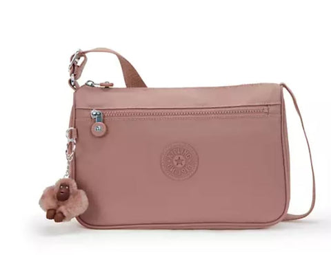 Kipling Callie Light Weight Crossbody Bag (Rosey Rose)