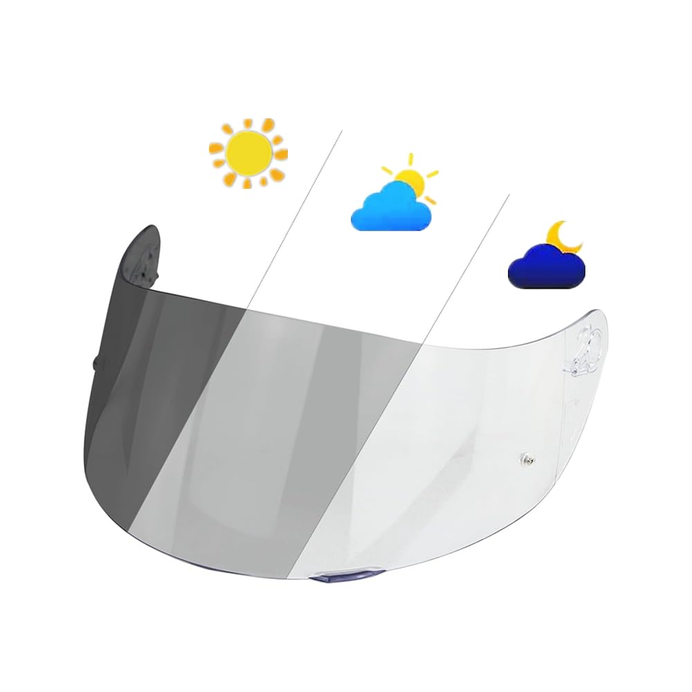 Photochromic Helmet Shield Visor for AGV K1S/K3SV/K5/K5S/K6/K6S Pista GPR/GPRR CORSA R Lens Viseira Capacete De Moto Parts (K1 Clear)
