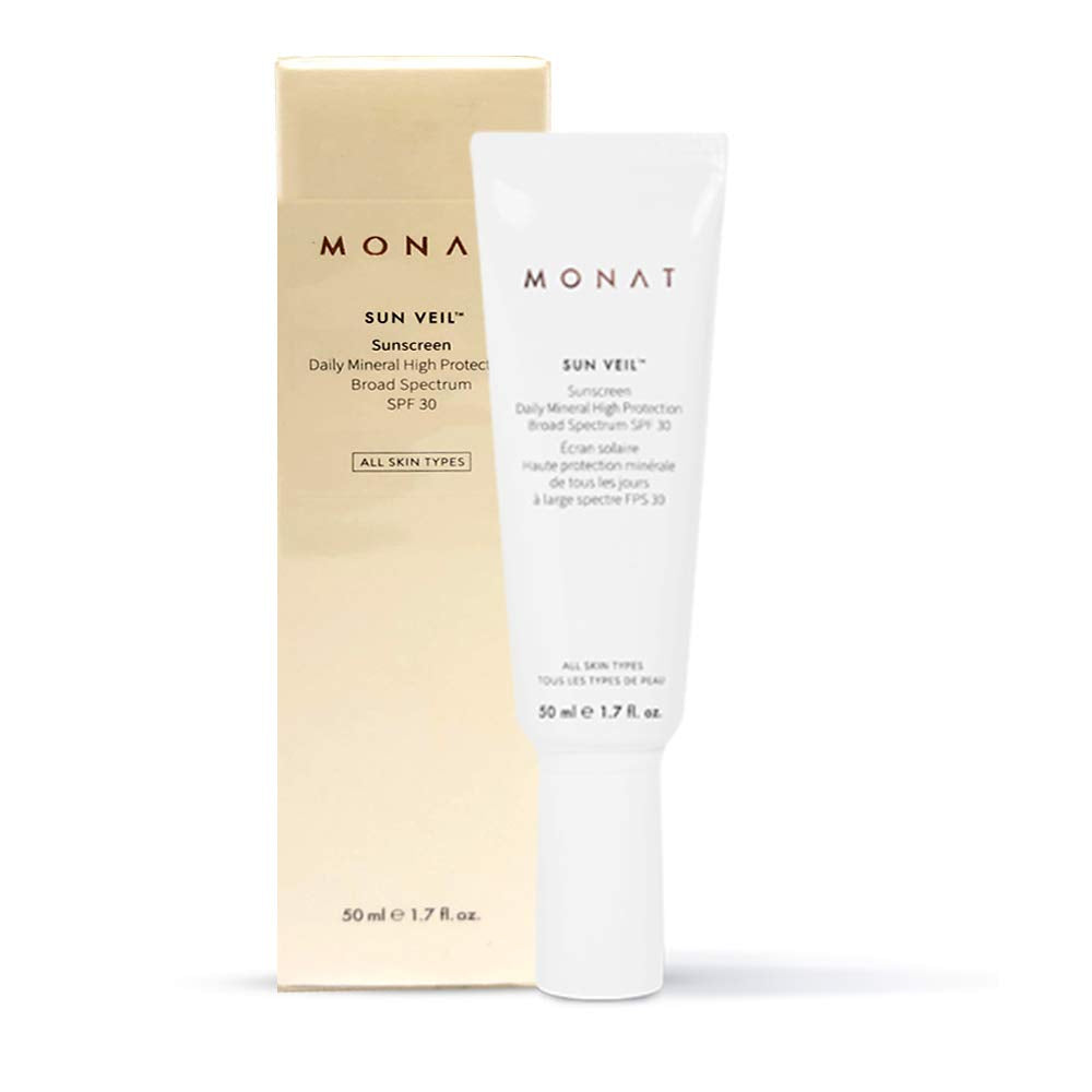 Sun Veil Daily Mineral Protection - SPF 30 Lightweight 1.7 oz, Sunscreen Zinc Oxide Cream