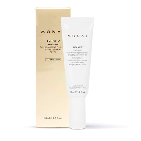 Sun Veil Daily Mineral Protection - SPF 30 Lightweight 1.7 oz, Sunscreen Zinc Oxide Cream