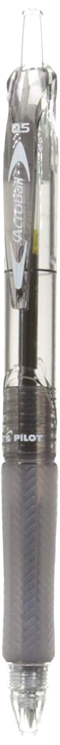Pilot Acroball 150, Knock Ballpoint Pen, Extra Fine, Black Body (BAB-15EF-BB)