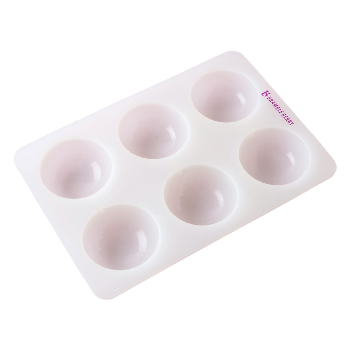 Bramble Berry 6-Cavity Silicone Dome Soap Mold - Perfect DIY Mold for Handmade Bath Essentials