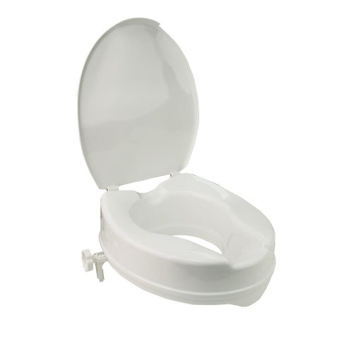 Toilet seat raiser RFM with lid 10cm 1pcs