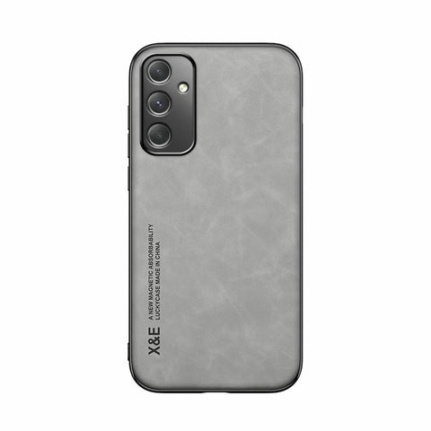 Kepuch Silklike Case for Samsung Galaxy A55 5G - Cover Bumper Built-in Metal Plate for Samsung Galaxy A55 5G - Gray