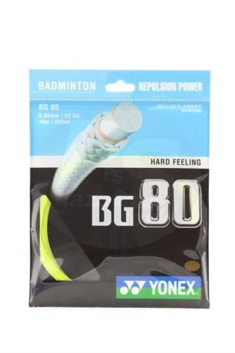 Yonex - BG 65&nbsp;10Mts Badminton String, BG80 Yellow
