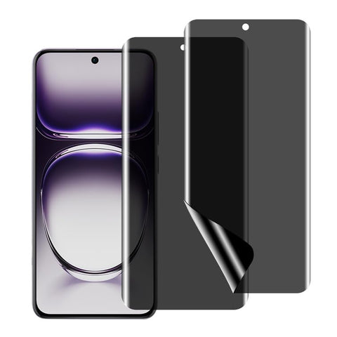 chejuza Anti-Spion Hydrogel Schutzfolie für Oppo Reno 12/12 Pro 5 g [2 Pieces], Bildschirmschutz, Anti-Spy, Zero Bubble HD Displayschutzfolie, PET-Material (Kein Glass)
