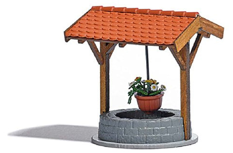Busch 1524 Covered Well w/Hangng Pot HO Scale Scenery Kit