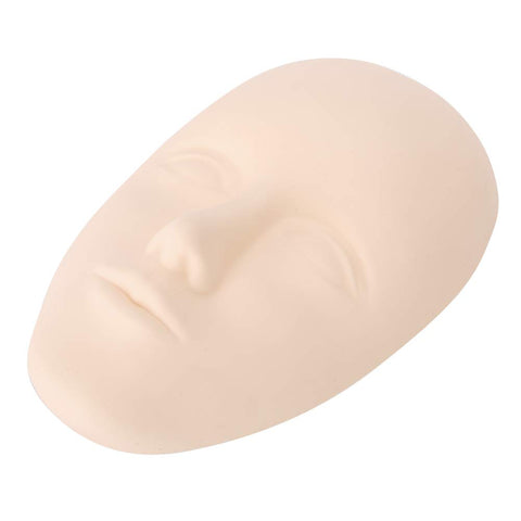 Tattoo Practice Face Skin, 3D Silicone Permanent Makeup Microblading Eyebrow Lip Training Fake Skin for Eyebrow Tattoo Practice