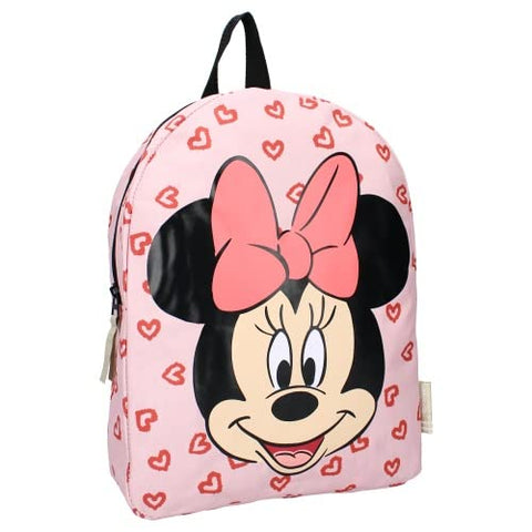 mybagstory - Backpack - Minnie Mouse - Disney - Child - School - Primary - Kindergarten - School Bag - Size 31 cm - Adjustable Straps - Gift Idea, Pink, 31 cm