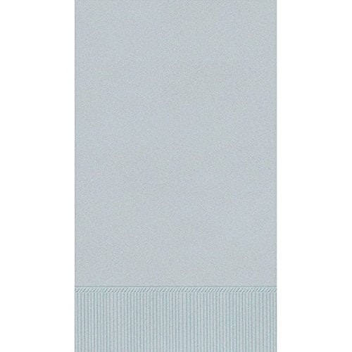 Amscan Silver 3-Ply Paper Guest Towels, 16 Ct. | Party Tableware