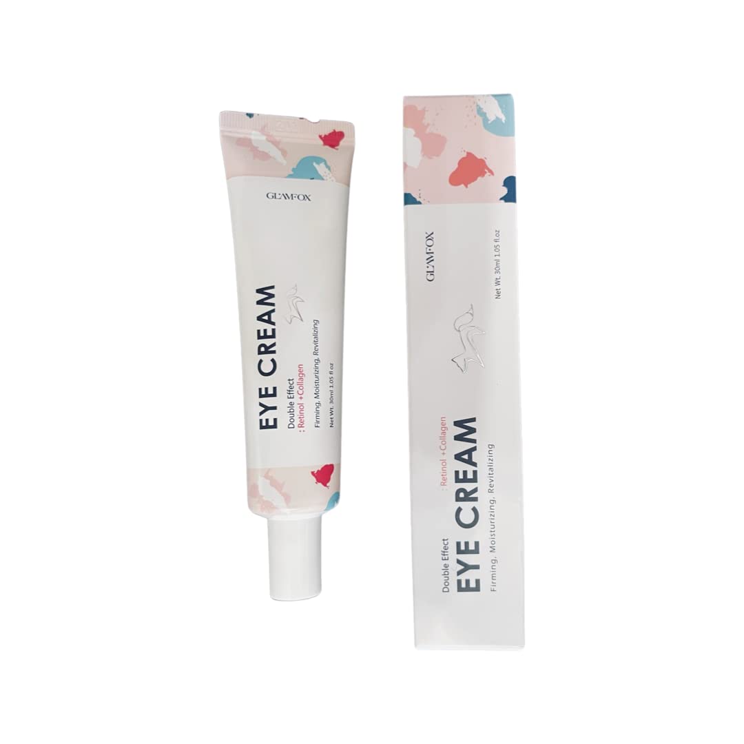 Glamfox Double Effect Retinol + Collagen Eye Cream 1.05 oz / 30 ml Firming