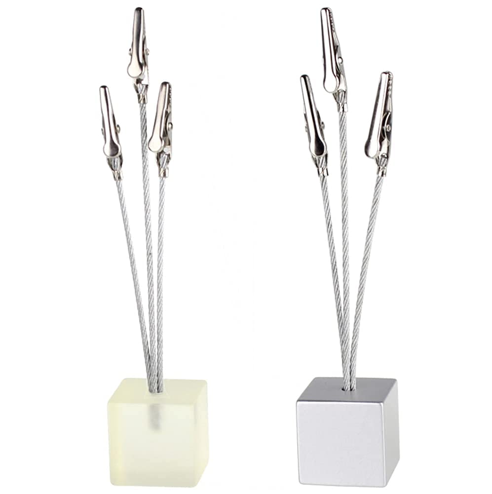 Metal Clip Perfume Test Strips Metal Clip Holder Stand for Aromatherapy Perfume Test Paper Clip Holder