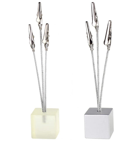 Metal Clip Perfume Test Strips Metal Clip Holder Stand for Aromatherapy Perfume Test Paper Clip Holder