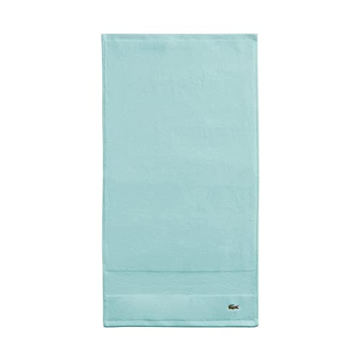 Lacoste Heritage Supima Cotton Hand Towel, Mint, 16" x 30"