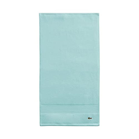 Lacoste Heritage Supima Cotton Hand Towel, Mint, 16" x 30"