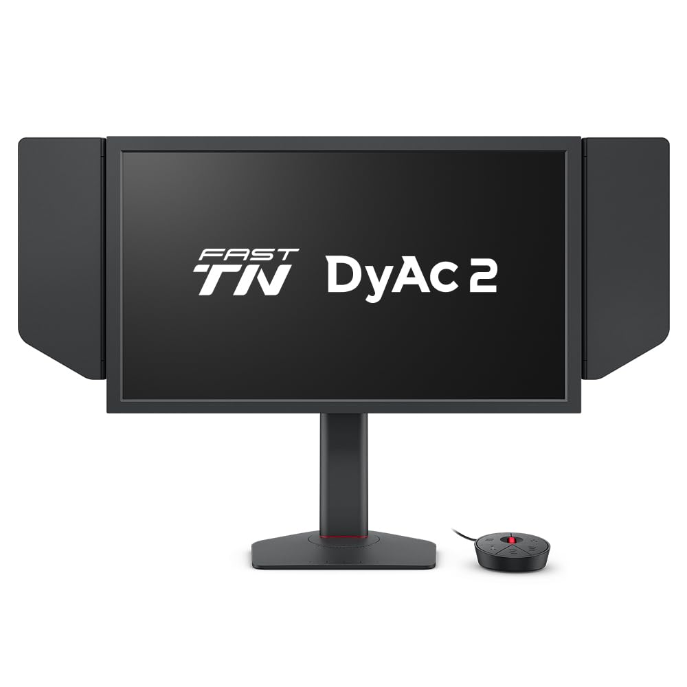BenQ ZOWIE XL2566X+ eSports Gaming Monitor | 24.1 inch | 400 Hz | Fast TN | DyAc 2 | XL Setting to Share | S Switch | Shielding Hood | 1080p