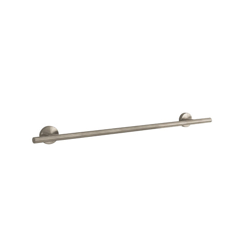 hansgrohe Towel Bar, 24" Upgrade 30-inch Modern Towel Bar in Brushed Nickel, 40516820