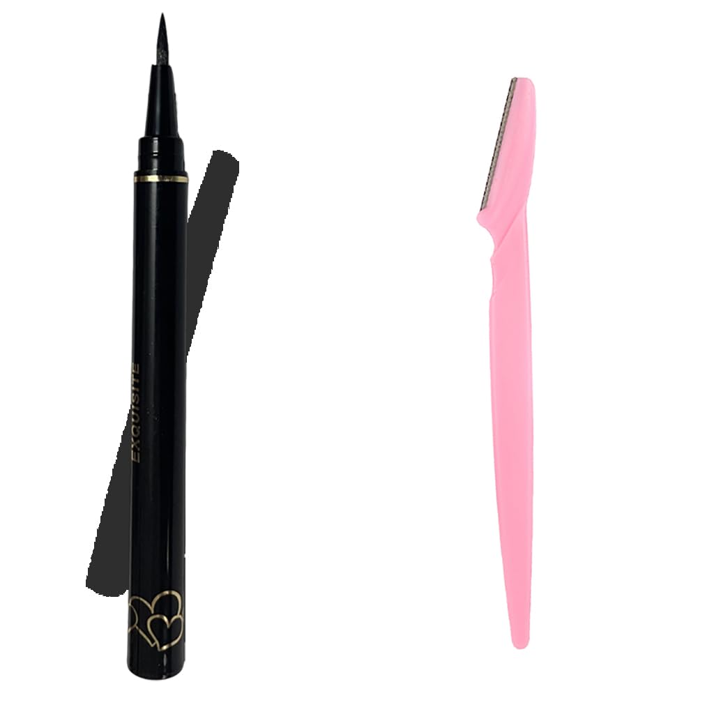 black Eyeliner Pencil, Black, with 1 eyeliner tool