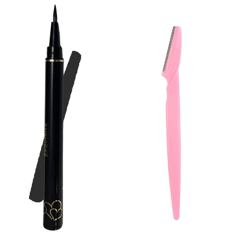 black Eyeliner Pencil, Black, with 1 eyeliner tool