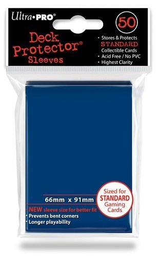 50 Ultra Pro Standard Metallic Sapphire Deck Protector Sleeves