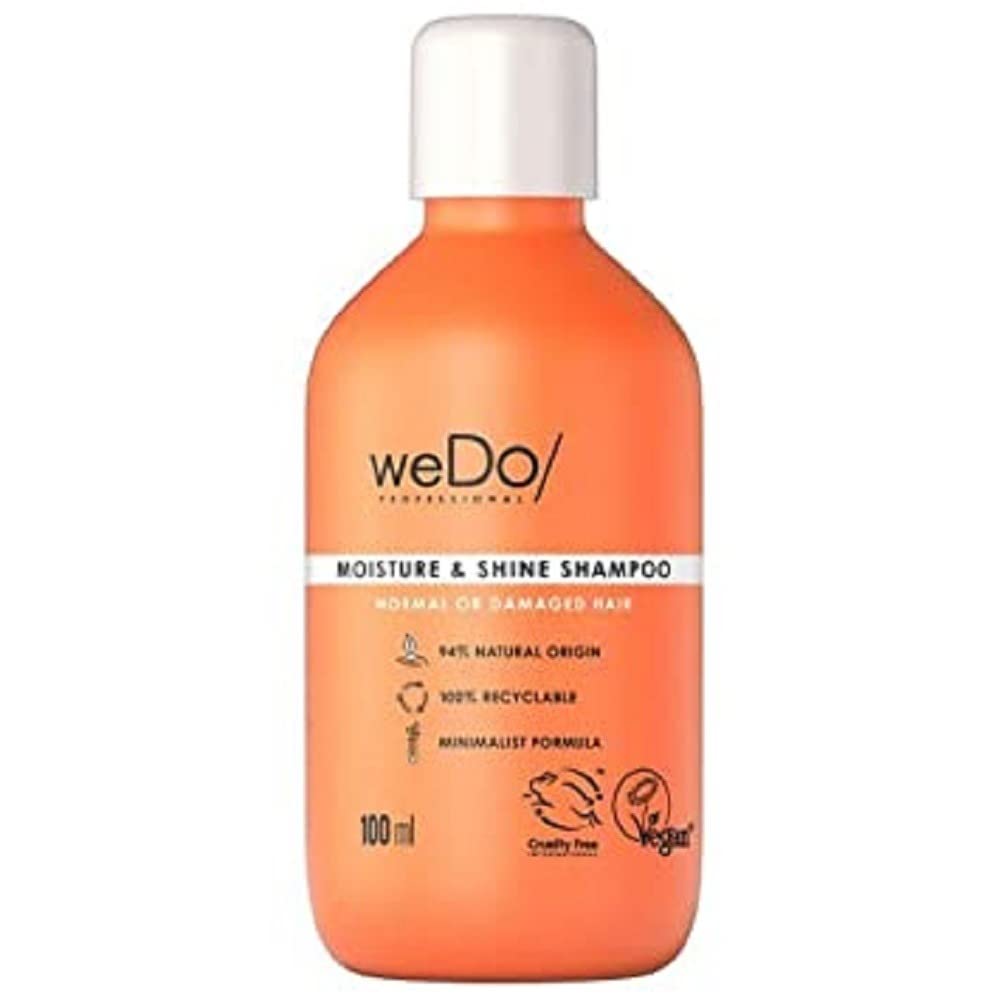 weDo/Professional Moisture & Shine Shampoo for Normal to Damaged Hair 100ml, (Pack of 1)
