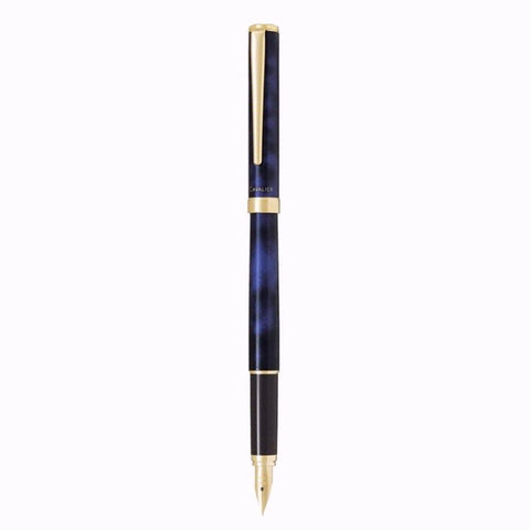 PILOT Marble Fountain Pen, Black&Blue (FCAN-5SR-BL-F)