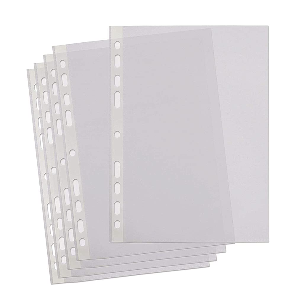 SUMMIT Punched Pockets A4, 100 Poly Pockets, Pack of 100