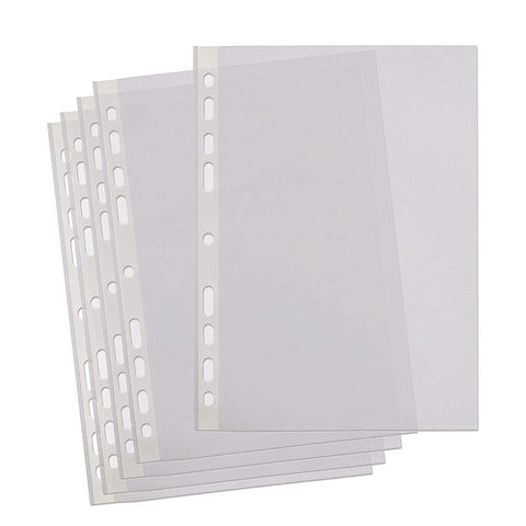 SUMMIT Punched Pockets A4, 100 Poly Pockets, Pack of 100
