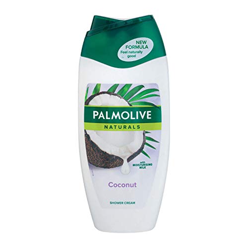 Palmolive Naturals Coconut & Milk Shower Gel 6 x 250 ml - Cream Shower with Moisturising Milk and Coconut Fragrance