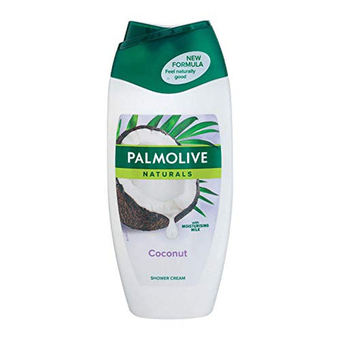 Palmolive Naturals Coconut & Milk Shower Gel 6 x 250 ml - Cream Shower with Moisturising Milk and Coconut Fragrance
