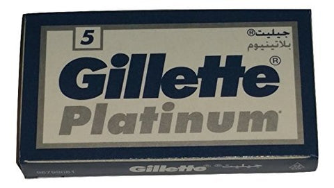 10 GILLÃˆTTE Platinum Double Edge Razor Blades
