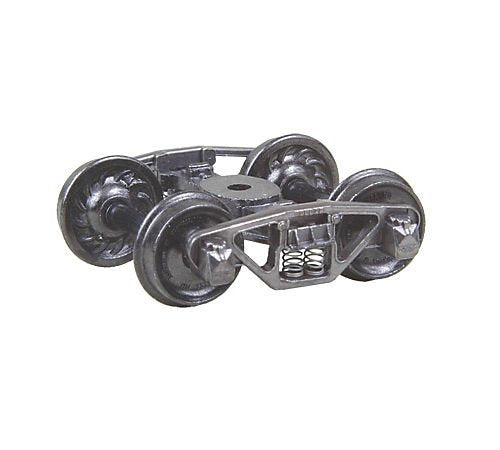 Kadee HO Scale Vulcan Double Truss Truck, 33" Ribbed Wheels (1pr)