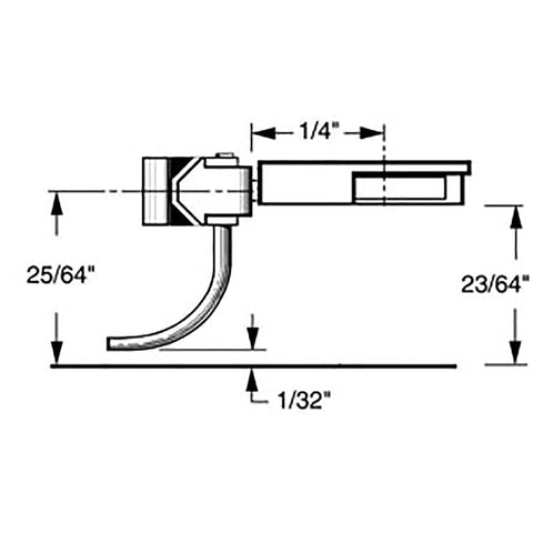 Kadee HO Scale Multi-Purpose Coupler, 1/4" Center (2pr)