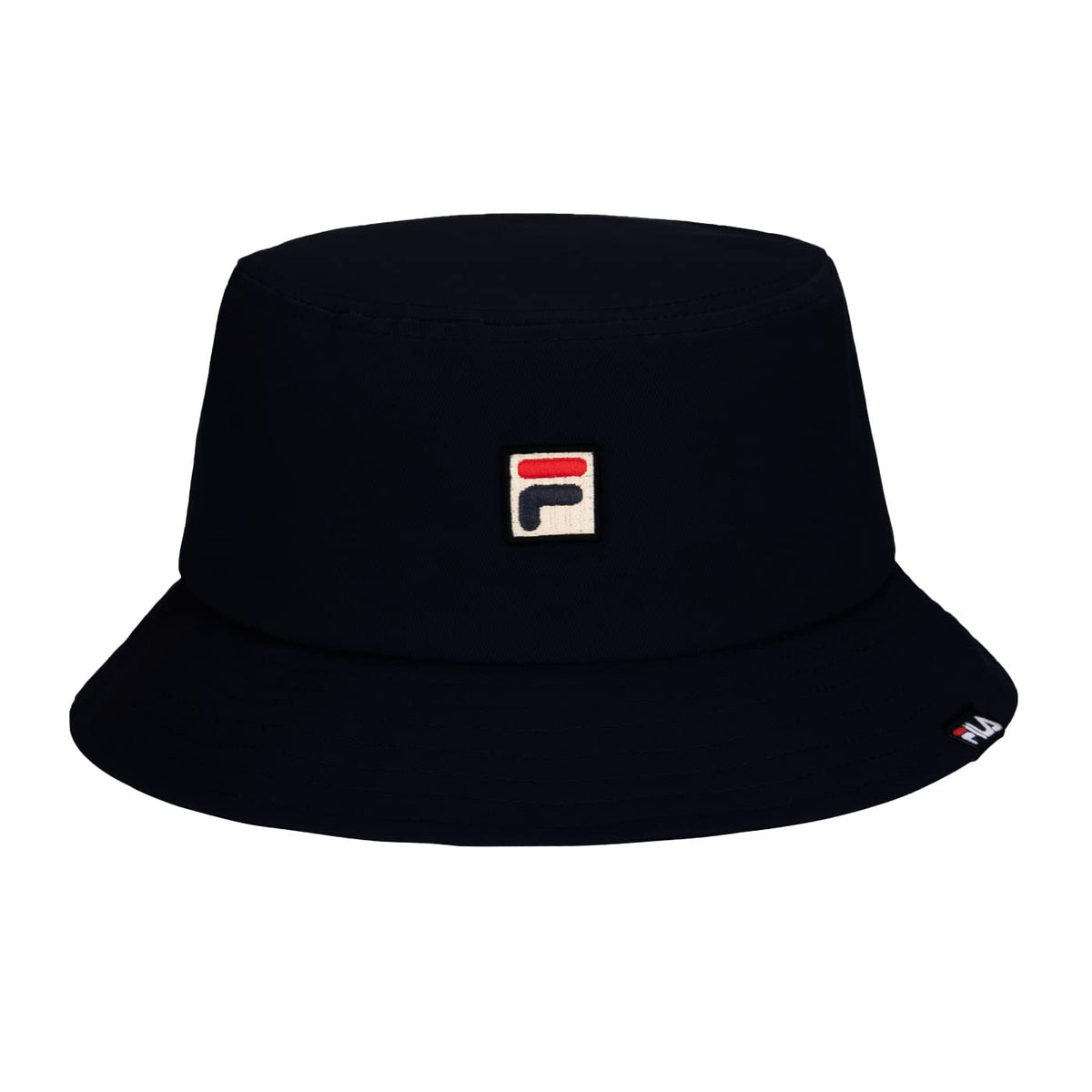Fila Unisex Heritage F-Box Patch with Pocket Bucket Hat (Black)
