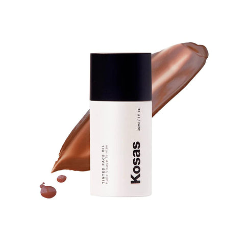 Kosas Tinted Face Oil | Nourishing, Light-Coverage Tinted Foundation, (Tone 08)