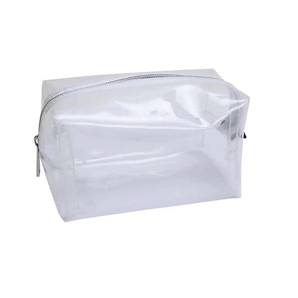 FSSTUD Clear Large Capacity Pencil Case Big Pen Pouch Bag Holder Transparent Pencil Organizer Pouch Makeup Bag Cosmetic Bag Travel for Teenage Boys Girls Women Large