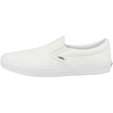 Vans Adult Classic Slip-On Core Classics, True White, Men 5.5, Women 7.0