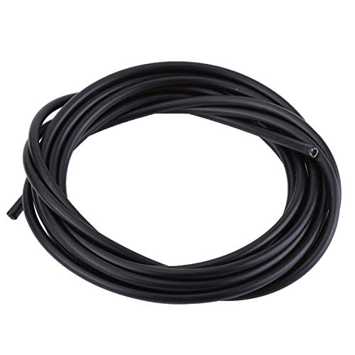 Keenso 4mm Bicycle Shifting Cable, Gear Cable Outer Shifter Cable Housing 3m Bicycle Brake Cable Hose Bicycle Brake Wires for Road MTB Bikes(Black)