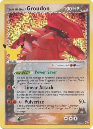 Team Magma's Groudon - 9/95 - Holo Rare