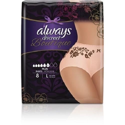 Two Packs of Always Discreet Boutique Plus Pants 8 Large Pants