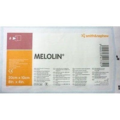 Melolin 10 x 20 cm x 100 Low Adherent Absorbent Dressings Wounds Abrasions Burns