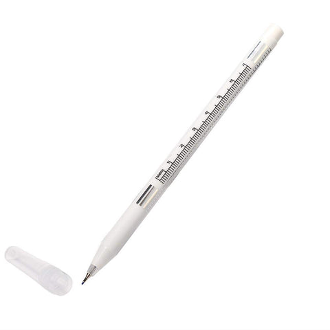 Tattoo Skin Marker Pen, Sterilized Eyebrow Tattoo Surgical Skin Scribe Marker with Ruler, for Tattoo Piercing Permanent Makeup