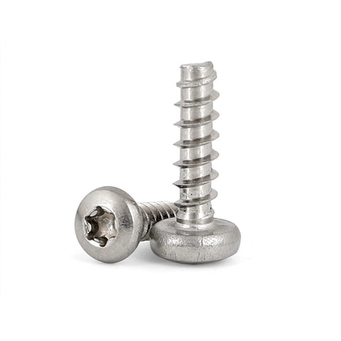50pcs ST4.2Ã—9.5mm 304 stainless steel quick flat tail pan head round head plum blossom star shaped internal hexagonal flat tail Self-tapping screw