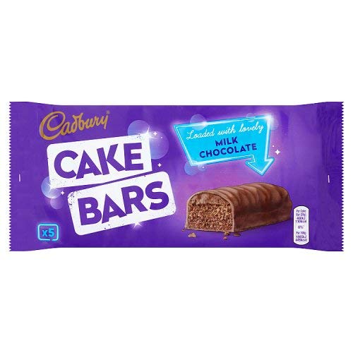 Cadbury Milk Chocolate Cake Bars 5 Pack 150g