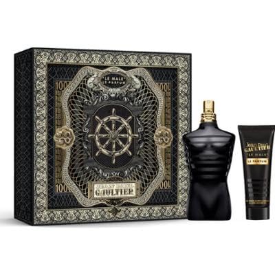 Jean Paul Gaultier Le Male Perfume Mens Gift Set - Eau de Parfum Spray 125 ml + JPG Shower Gel 75 ml - HARD BOX