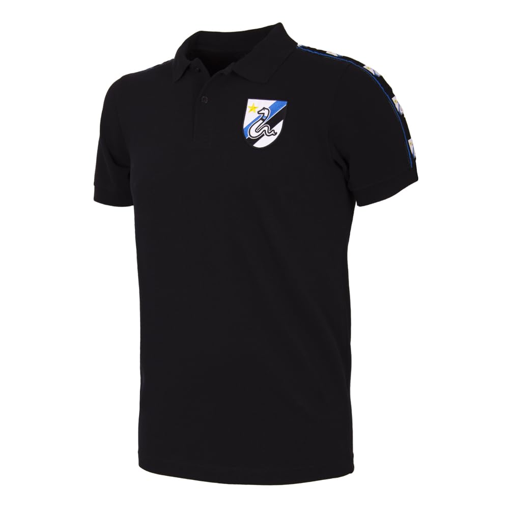 FC Internazionale Milano S.p.A. Taper Polo Shirt, Black, XX-Large